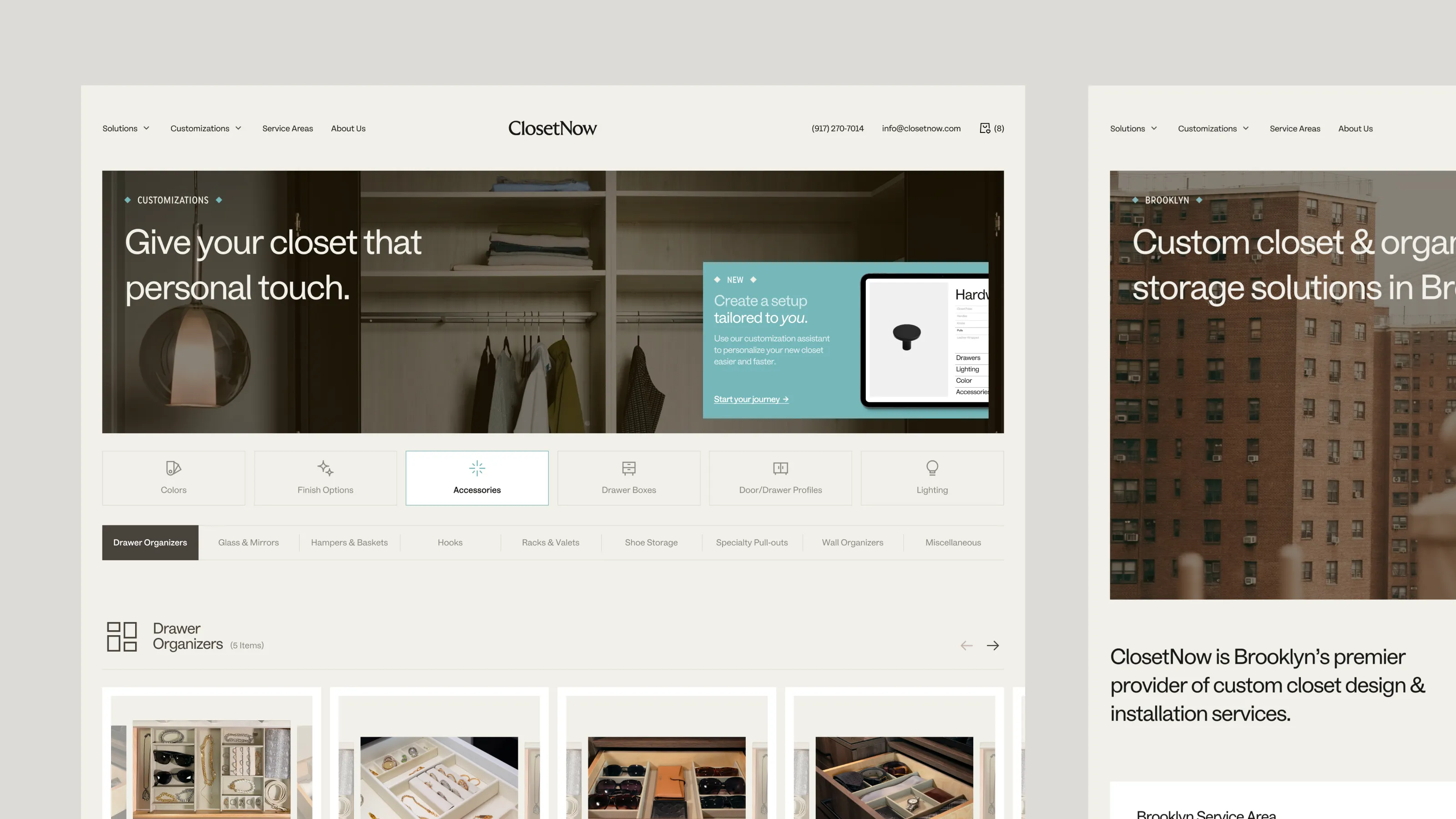 ClosetNow brand application